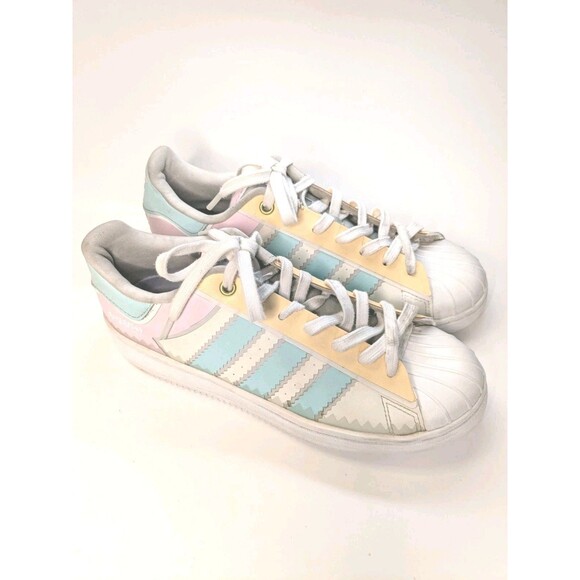 Adidas Superstar OT Tech H05637 Pastel Halo Mint Pink Cream Women’s 8 Shell Toe - Picture 1 of 10